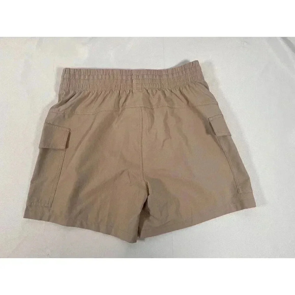 Baleaf Womens Beige Stretch Exercise Sport 5" Inseam Drawstring Shorts Size L - Picture 5 of 8
